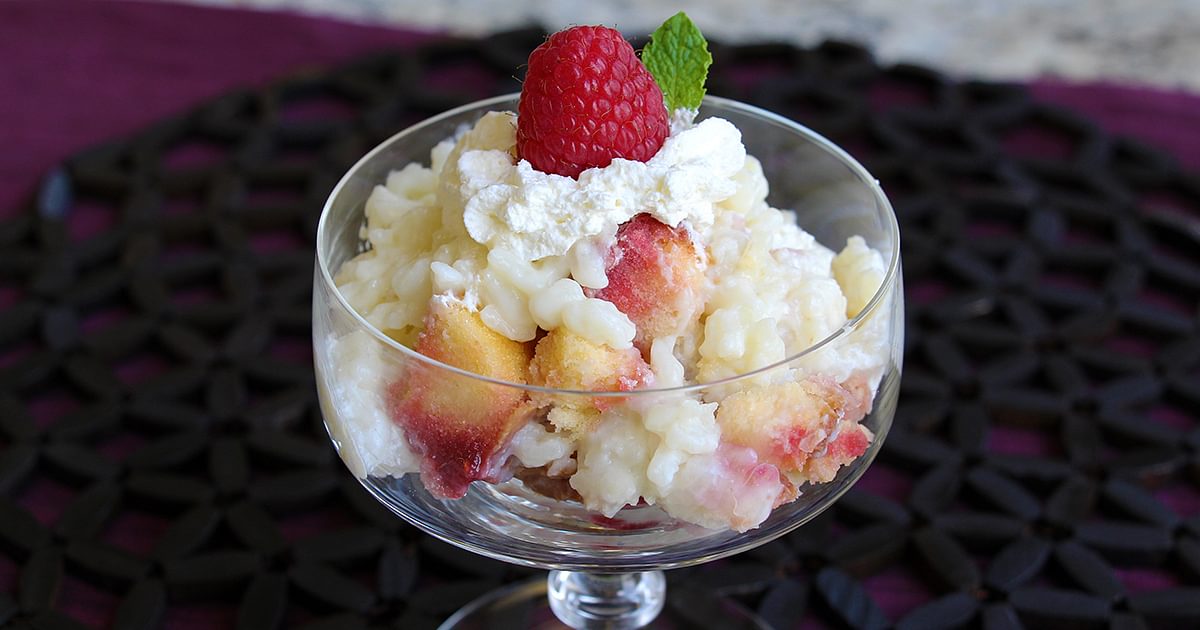 White Chocolate Raspberry Rice Trifle | Trifle Recipe | RiceSelectÂ®