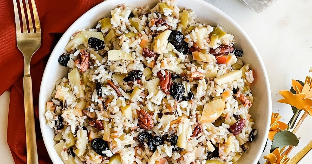 Apple Cranberry Pecan Rice Pilaf | RiceSelect®