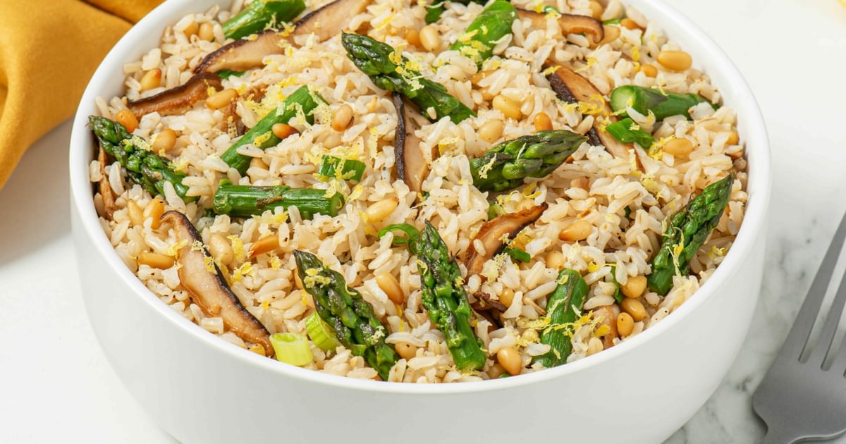 Brown Rice & Shiitake Pilaf | Rice Pilaf Recipe | RiceSelectÂ®