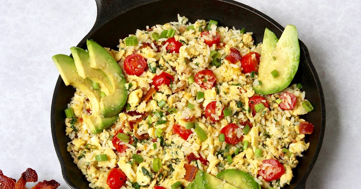 Breakfast Rice Scramble | TexmatiÂ® Rice Recipe | RiceSelectÂ®