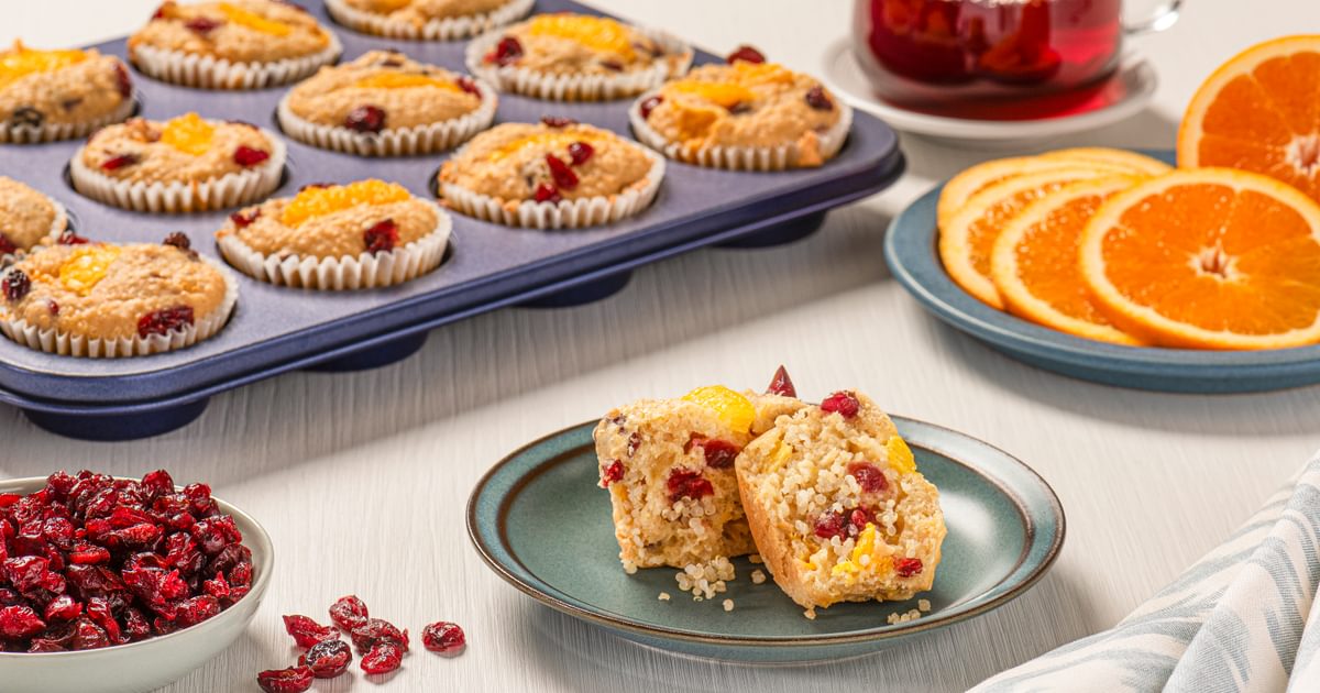 Cranberry Quinoa Muffins | Rice Dessert Recipe | RiceSelect®