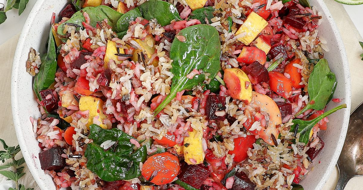 Crispy Rice Salad with Roasted Vegetables | RiceSelect®