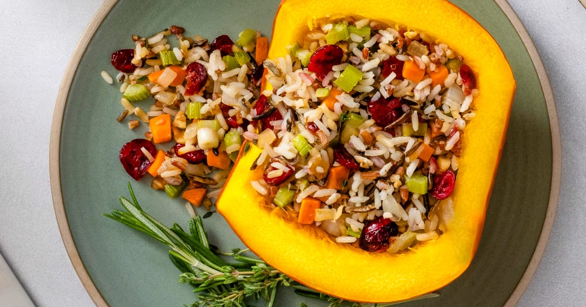 Gluten-Free Stuffed Pumpkin Rice Pilaf | RiceSelect®