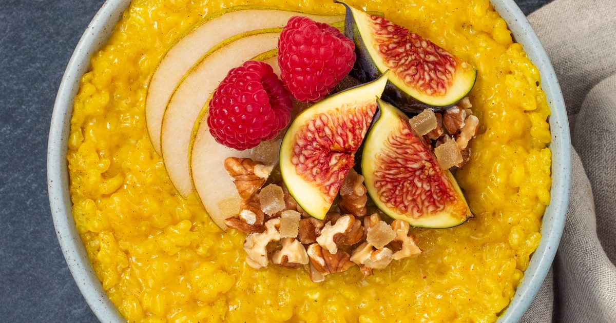 Golden Rice Pudding Recipe with Sticky Rice | RiceSelect®