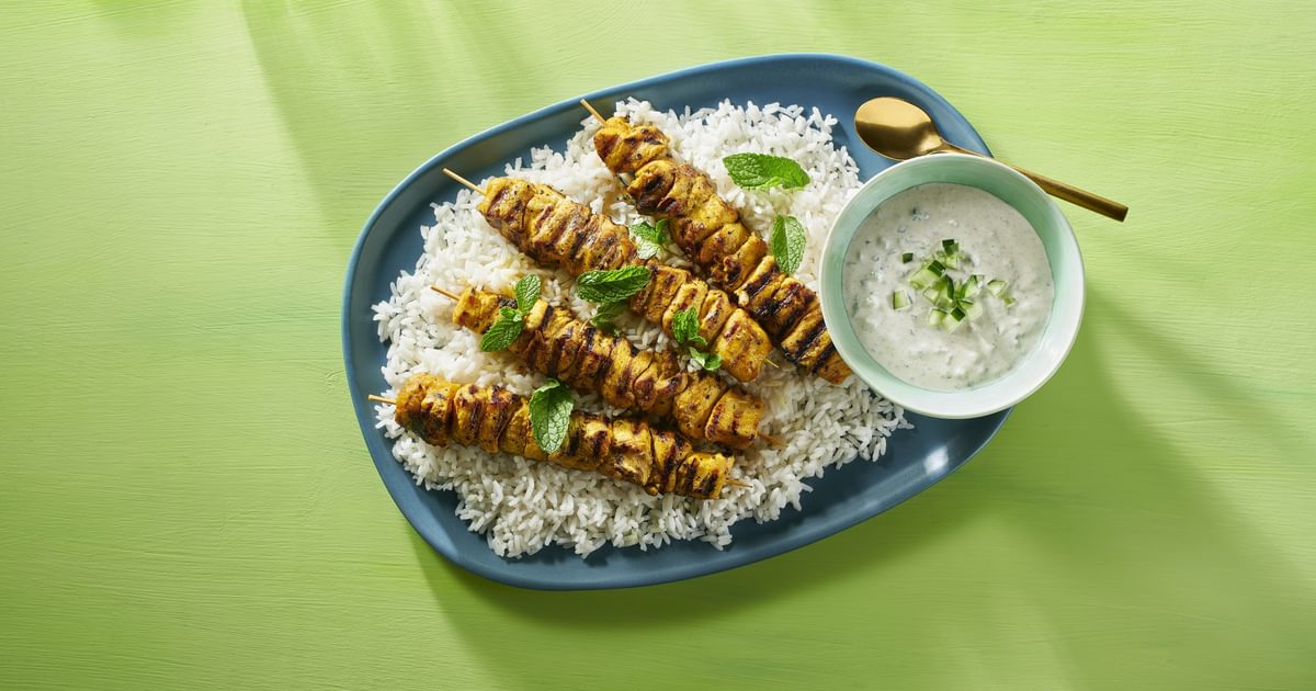 Curried Chicken with Raita| RiceSelectÂ®