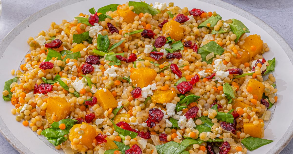 One-Pot Roasted Butternut Squah and Tri-Color Couscous | RiceSelect®