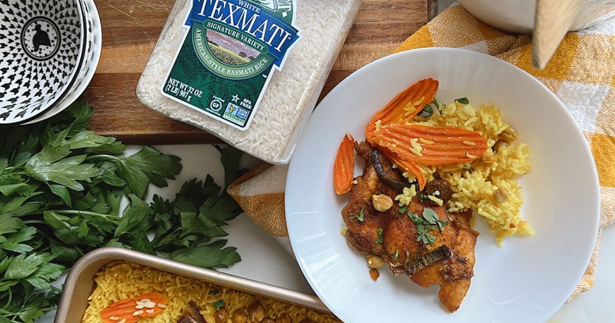 One Pan Moroccan Chicken and Rice Bake | RiceSelect®