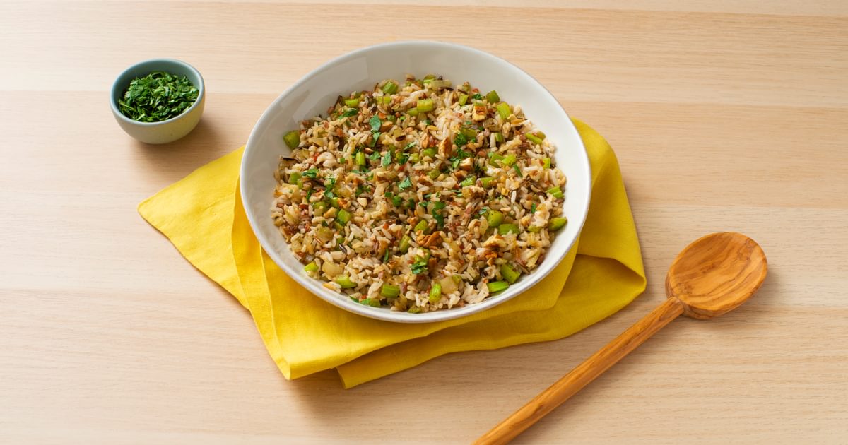 Royal Pecan Rice Stuffing| Rice Recipe | RiceSelectÂ®
