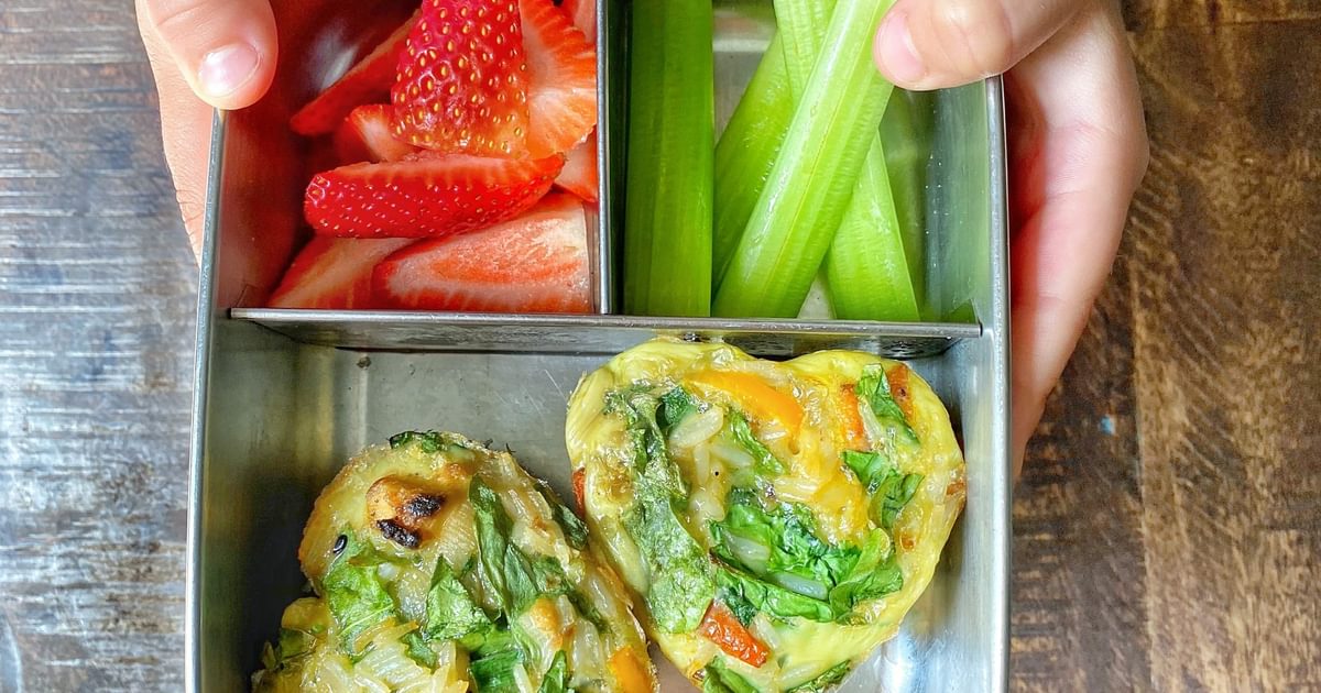 Fried Rice, Veggie and Egg Muffins Recipe | Riceselect®