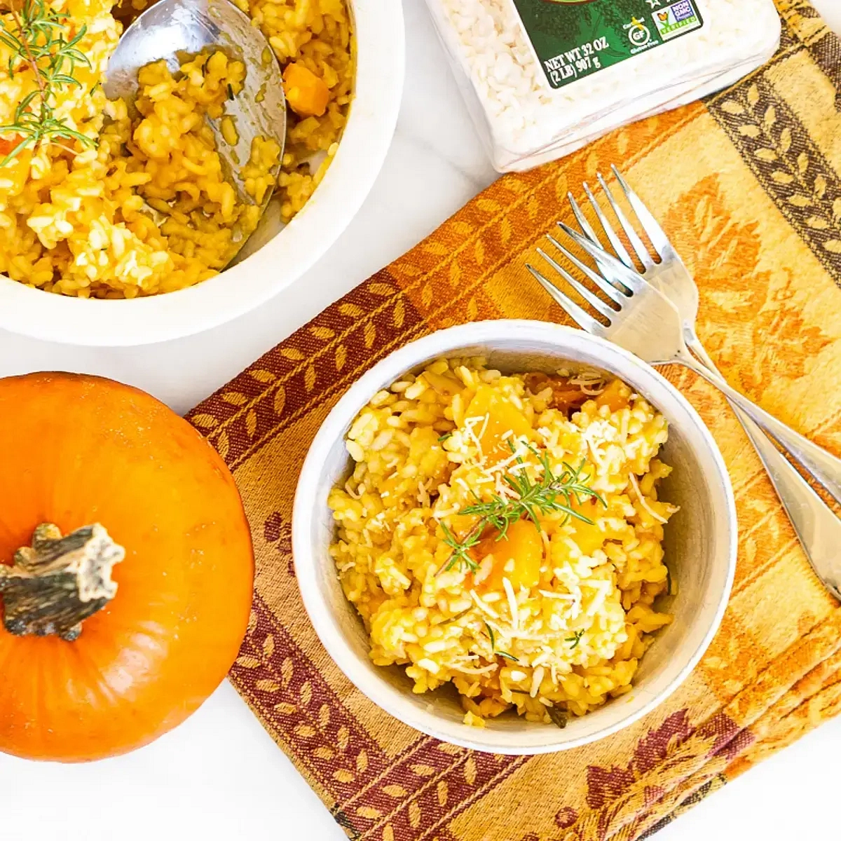 Rosemary Pumpkin Risotto Recipe by RiceSelect