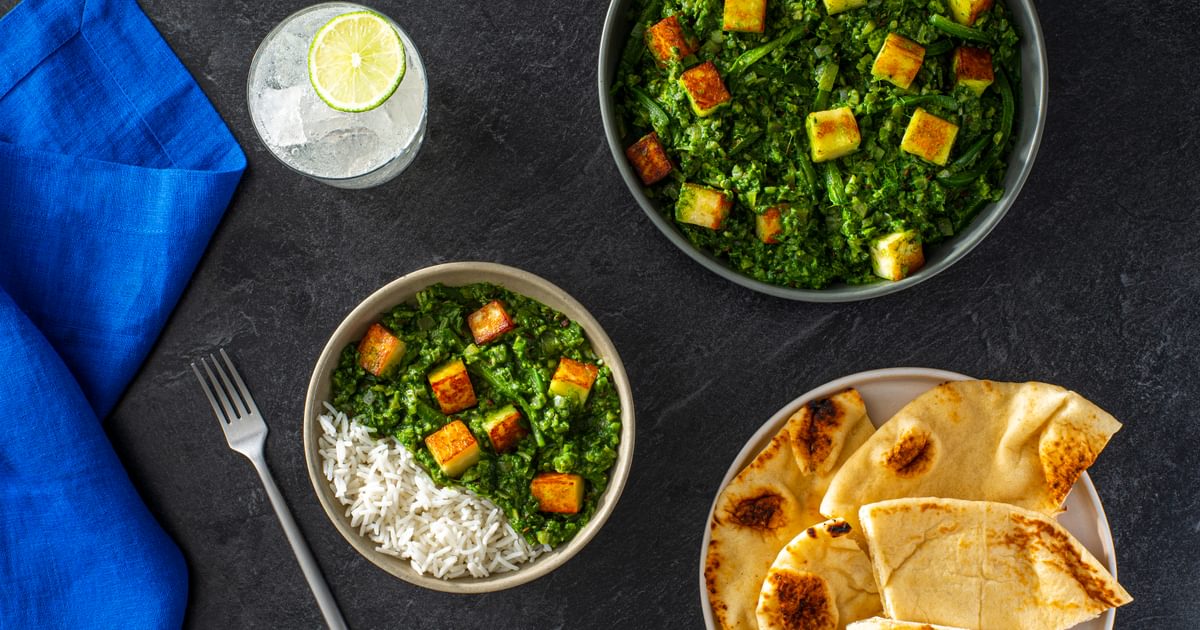 Spinach Paneer and Rice Recipe | Rice Select®