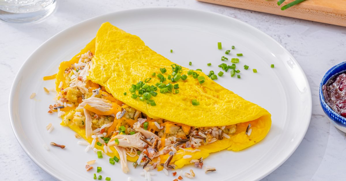 Thanksgiving Stuffing Omelet | RiceSelect®