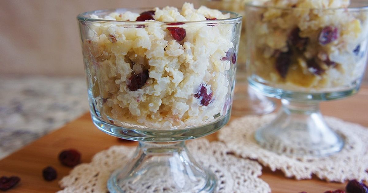Creamy Cranberry Rice Pudding | Rice Recipe | RiceSelect®