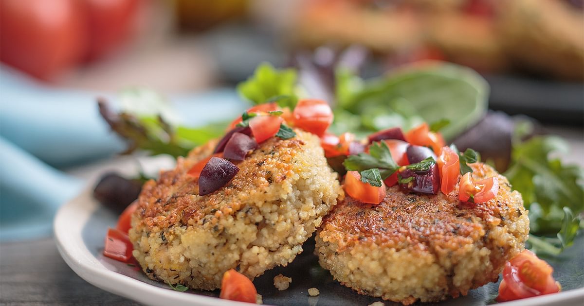 Garlic Lemon Couscous Cakes | Couscous Recipe | RiceSelect®