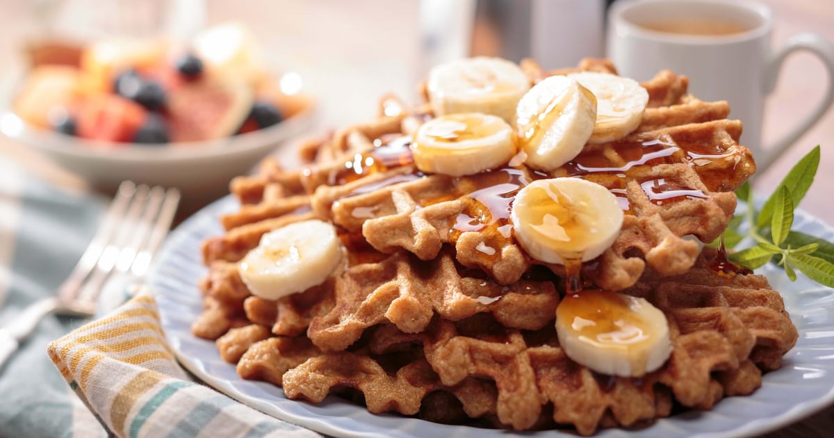 Gluten Free Banana Rice Waffles | Rice Recipe | RiceSelectÂ®