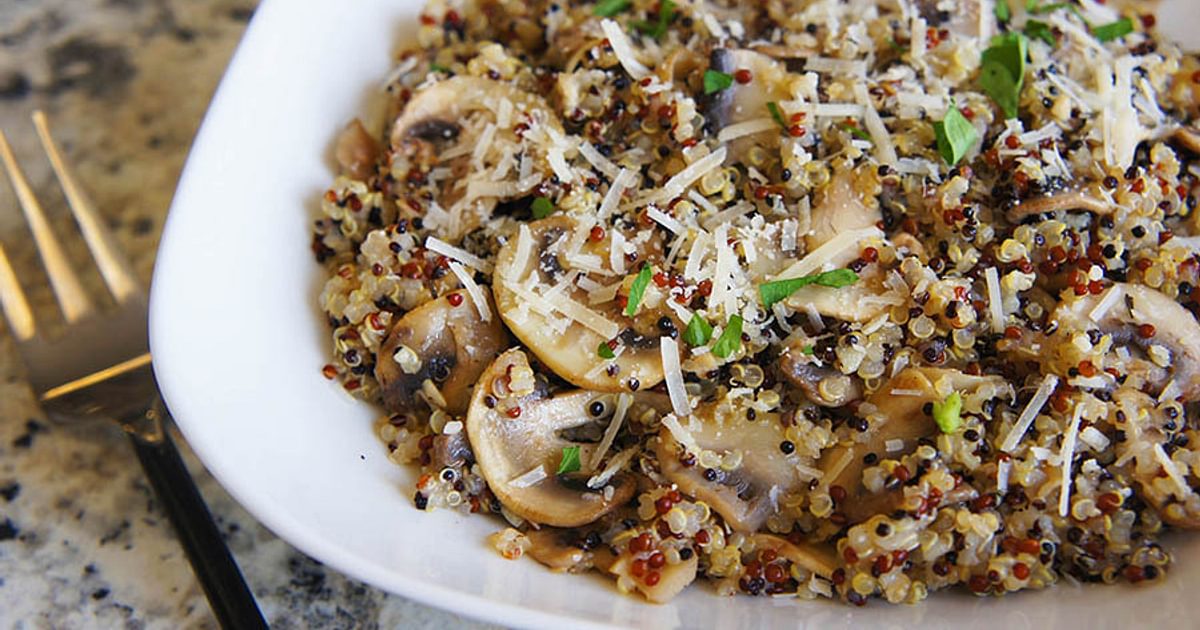 Mushroom Garlic Quinoa | Quinoa Recipe | RiceSelect®