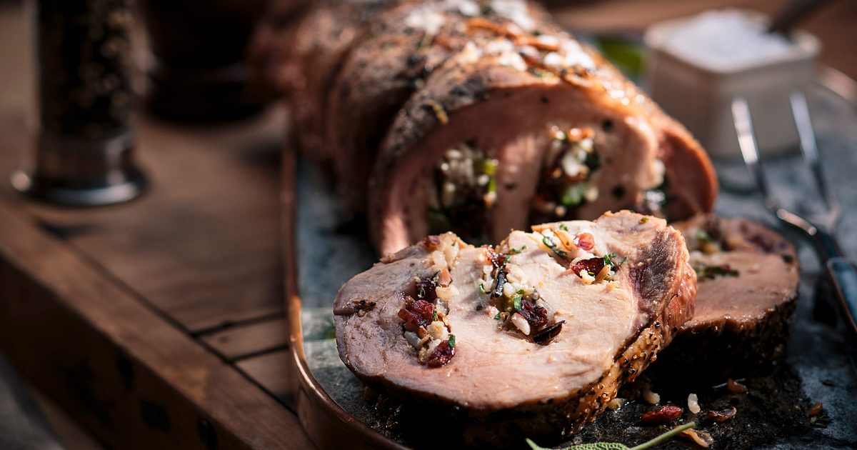 Royal Stuffed Pork Loin | Pork & Rice Recipe | RiceSelect®